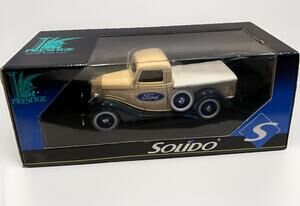 Rare Solido Prestige tan blue Ford Pickup Truck - NIB